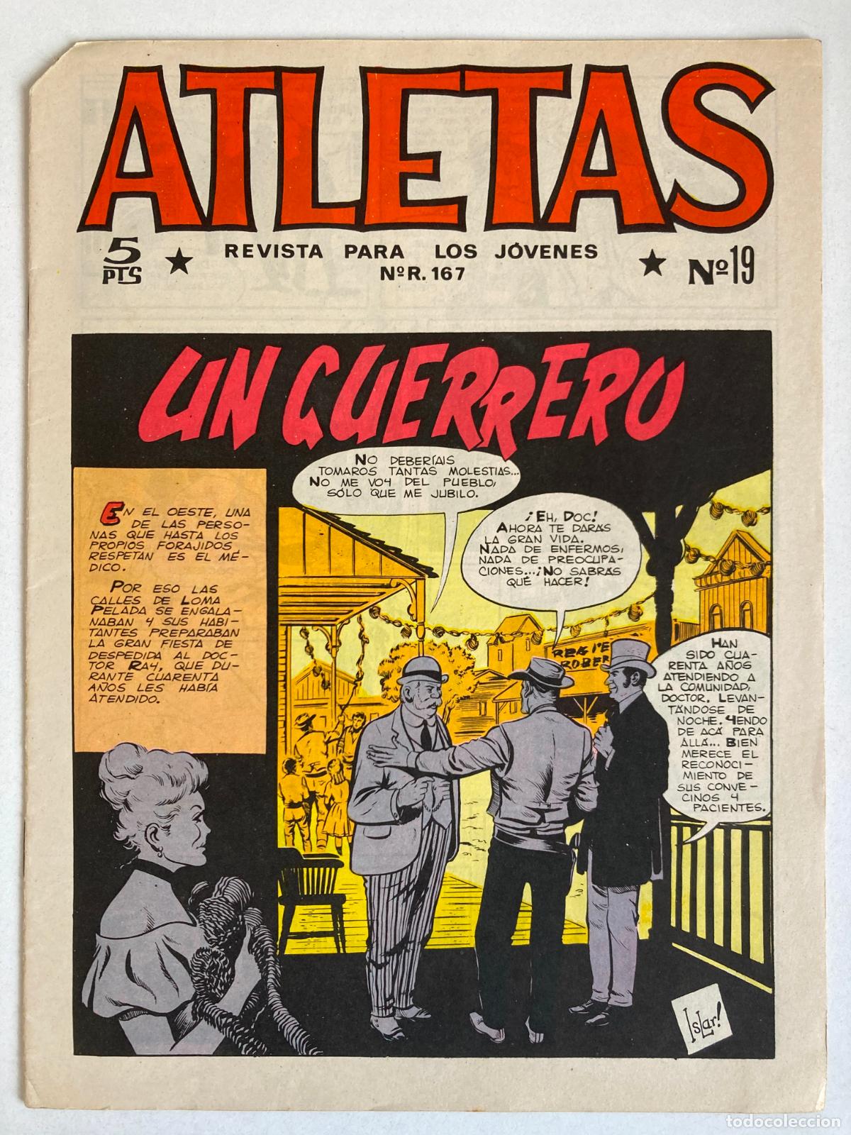 Tebeos: ATLETAS, N&ordm;19 EDITORIAL MAGA - UN GUERRERO