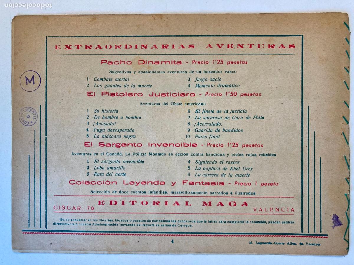 Tebeos: PACHO DINAMITA, N&ordm;4 EDITORIAL MAGA, ORIGINAL - MOMENTO DRAMATICO - Foto 2