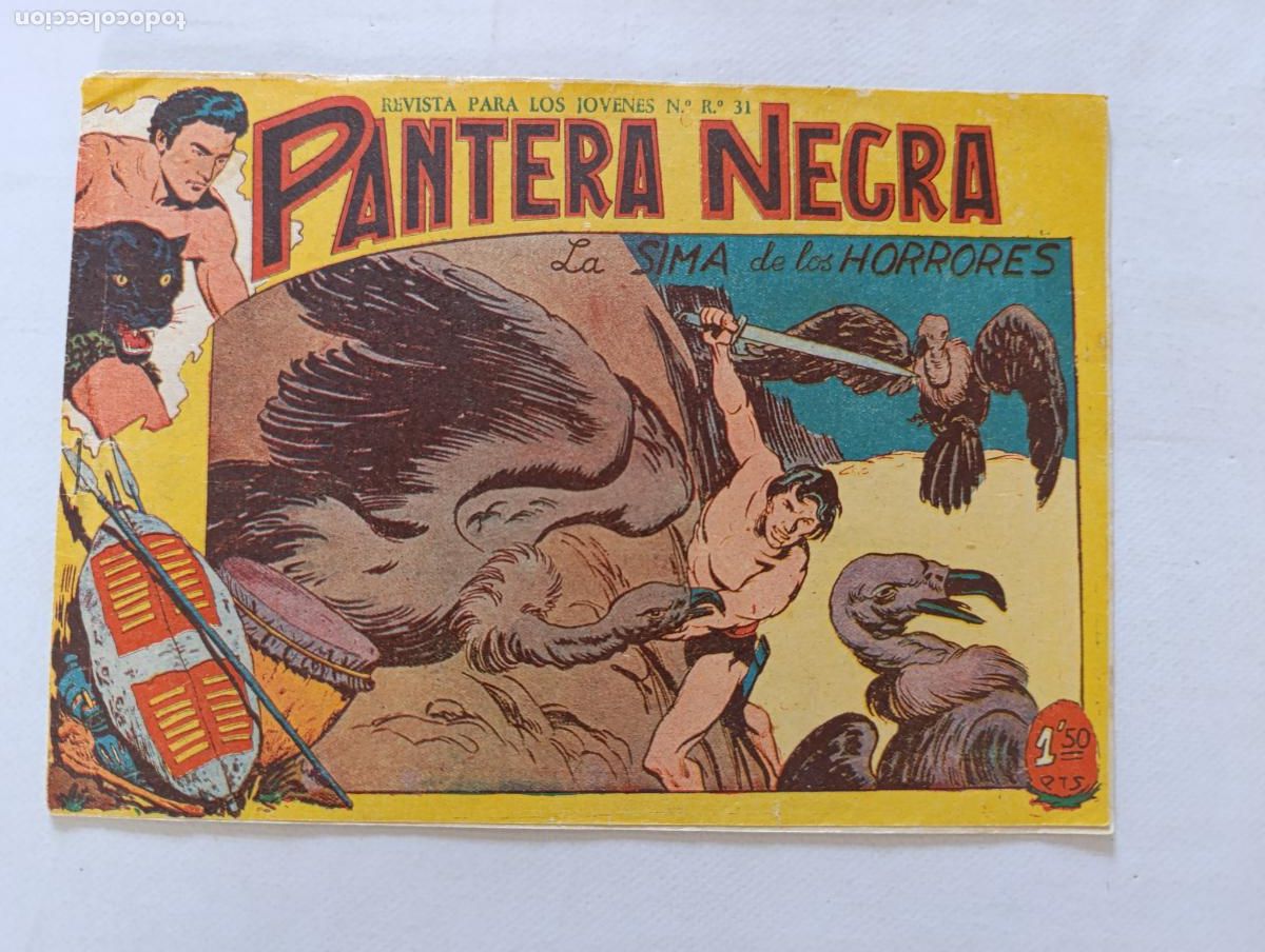 Tebeos: PANTERA NEGRA N&ordm; 46 - LA SIMA DE LOS HORRORES - MAGA - ORIGINAL (HV1)