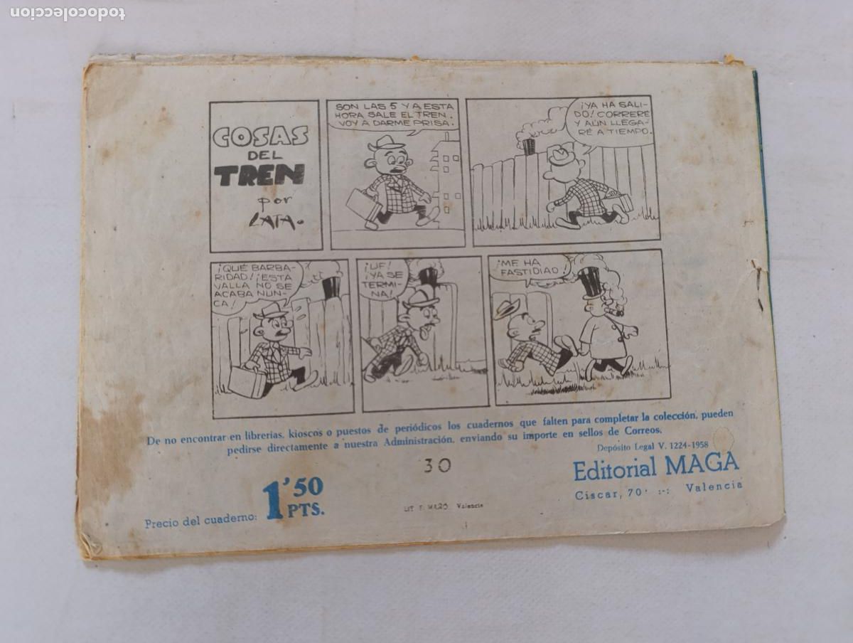 Tebeos: APACHE N&ordm; 30 - LADRONES DE PIELES - MAGA - ORIGINAL (HV1) - Foto 4