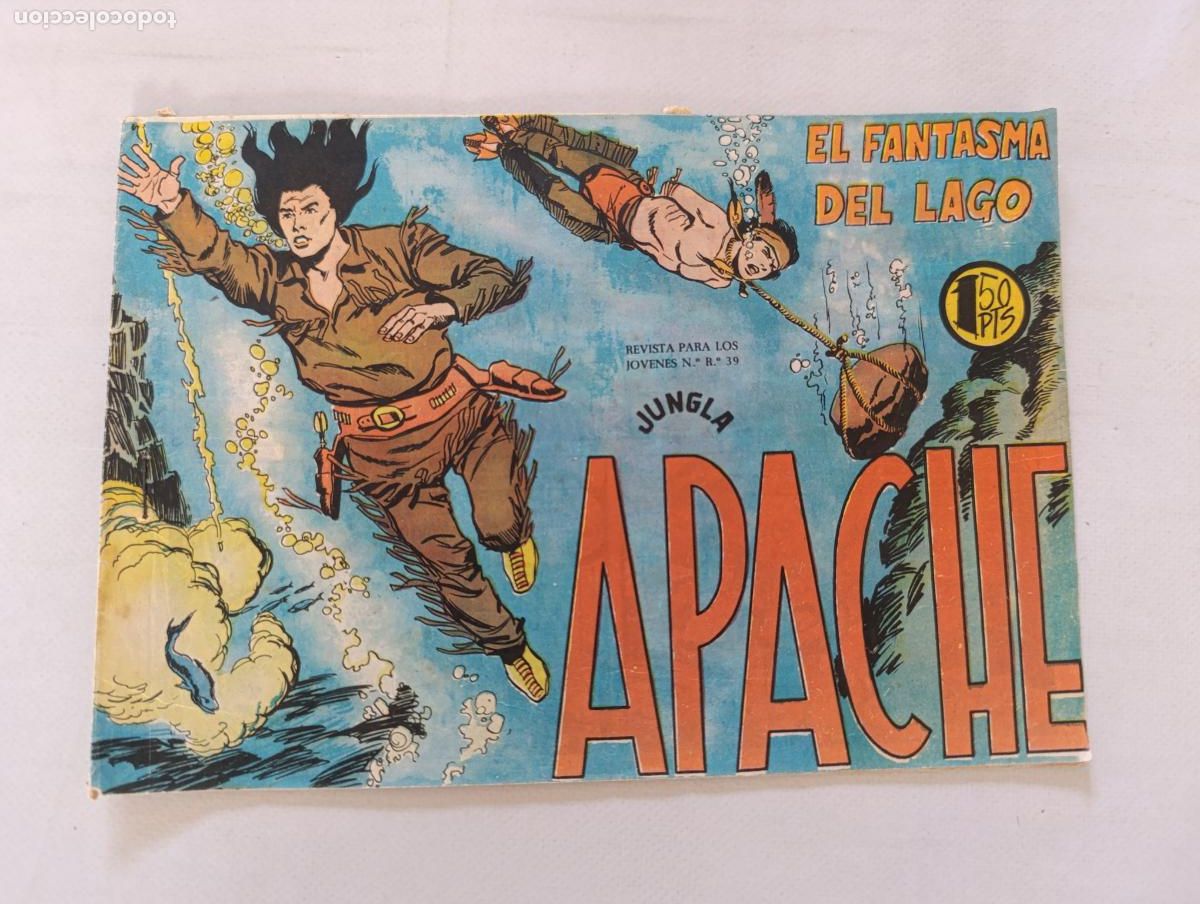 Tebeos: APACHE N&ordm; 34 - EL FANTASMA DEL LAGO - MAGA - ORIGINAL (HV1)