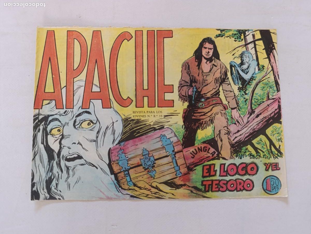 Tebeos: APACHE N&ordm; 35 - EL LOCO Y EL TESORO - MAGA - ORIGINAL (HV1)