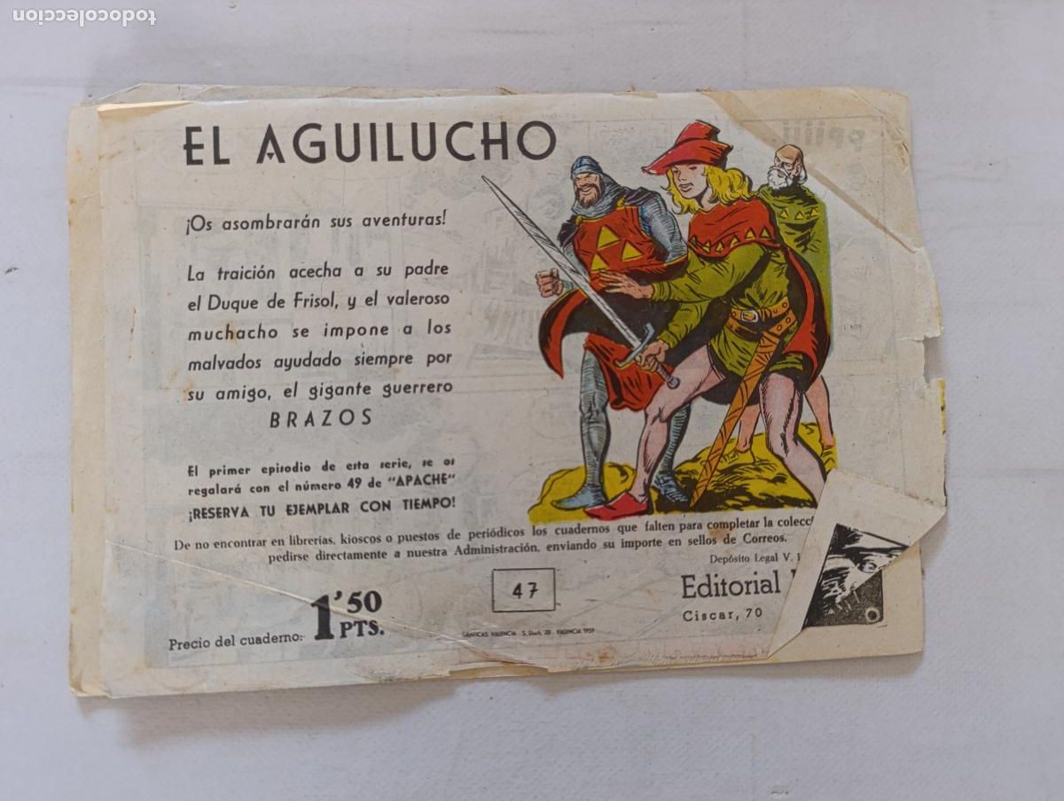 Tebeos: APACHE N&ordm; 47 - BATALLA CAMPAL - MAGA - ORIGINAL (HV1) - Foto 5