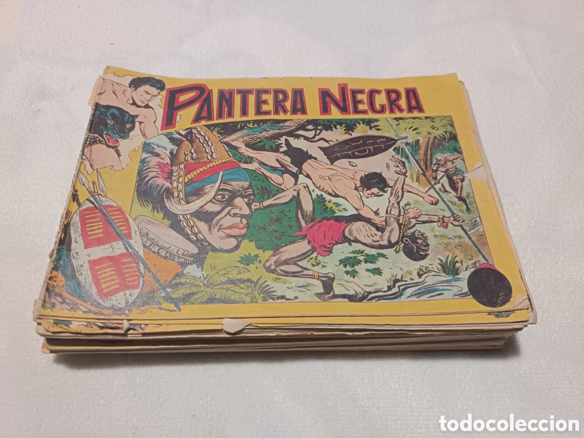 Tebeos: ORIGINAL, PANTERA NEGRA, MAGA, COMPLETA 54 NUMEROS, MIRAR