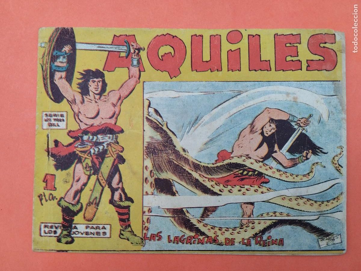 Tebeos: AQUILES N&ordm; 14, REVISTA PARA J&Oacute;VENES / MAGA ORIGINAL