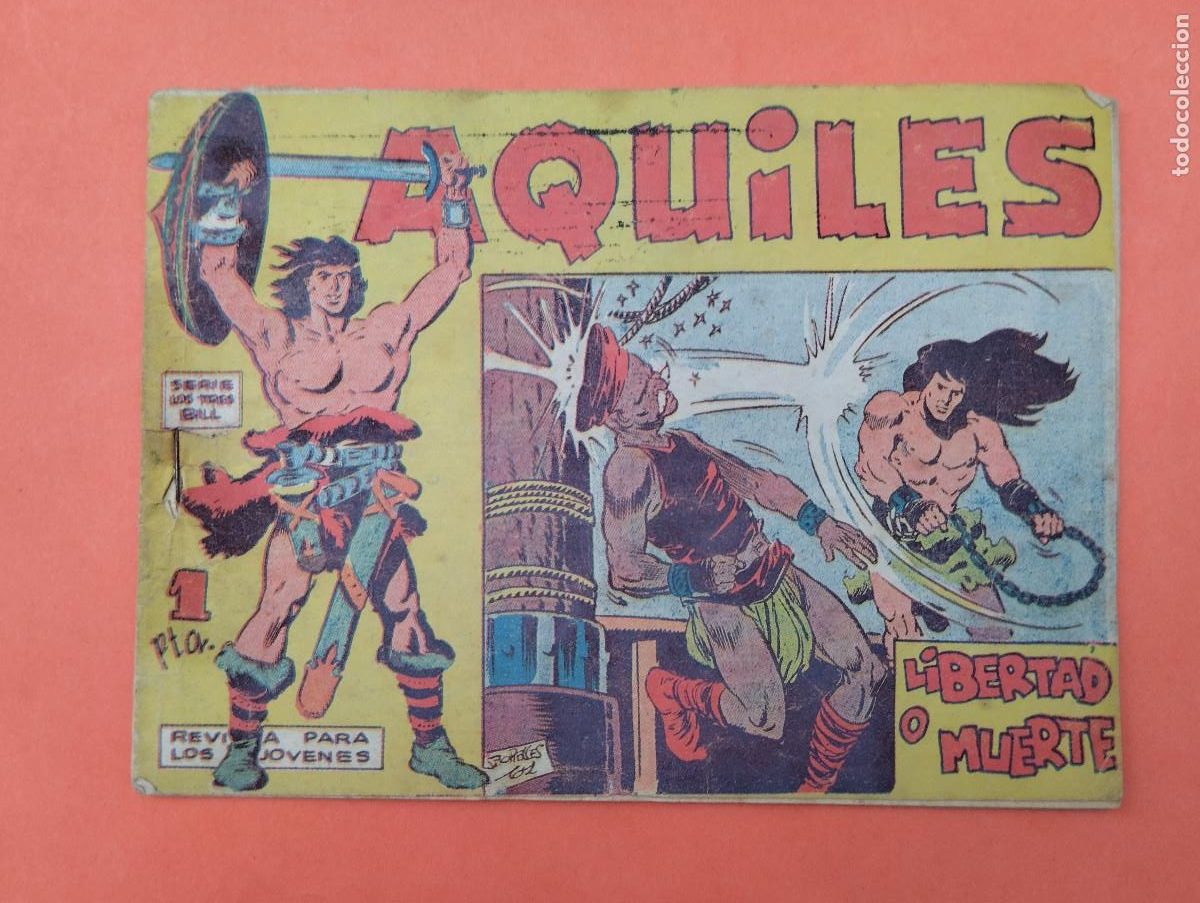 Tebeos: AQUILES N&ordm; 22, REVISTA PARA J&Oacute;VENES / MAGA ORIGINAL