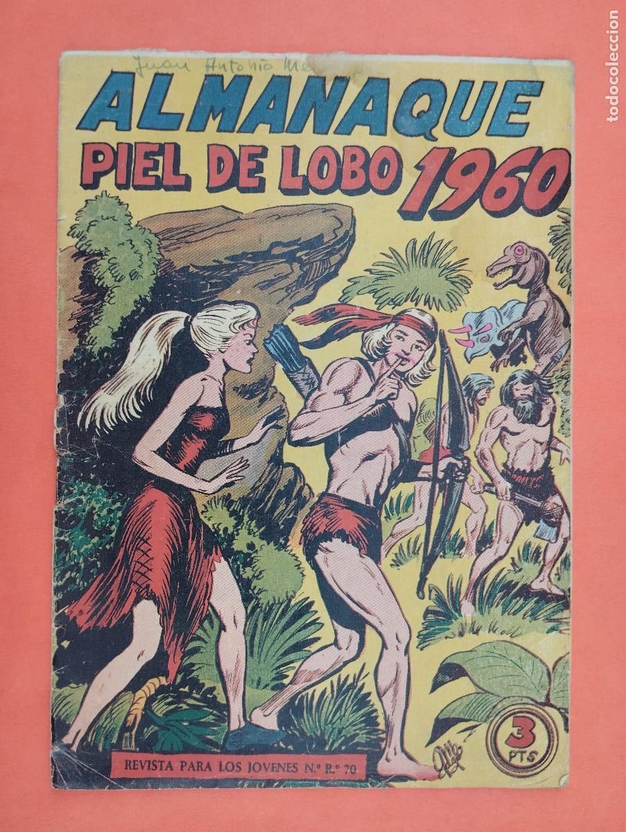 Tebeos: ALMANAQUE PIEL DE LOBO A&Ntilde;O 1960. EDITORIAL MAGA.