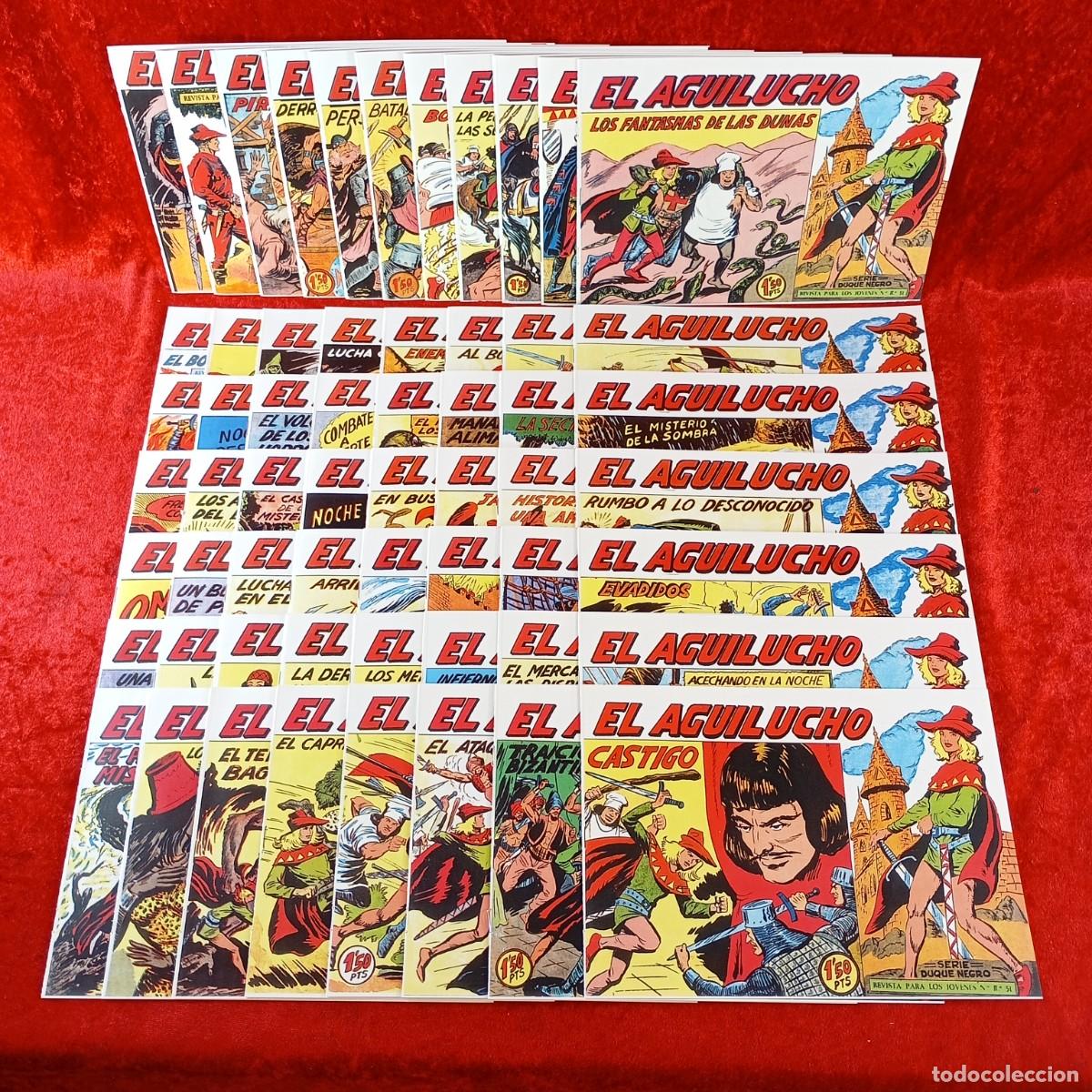 Tebeos: GRAN COLECCI&Oacute;N DE 68 TEBEOS - EL AGUILUCHO - EDITORIAL MAGA - 1959 - VER FOTOS / 856