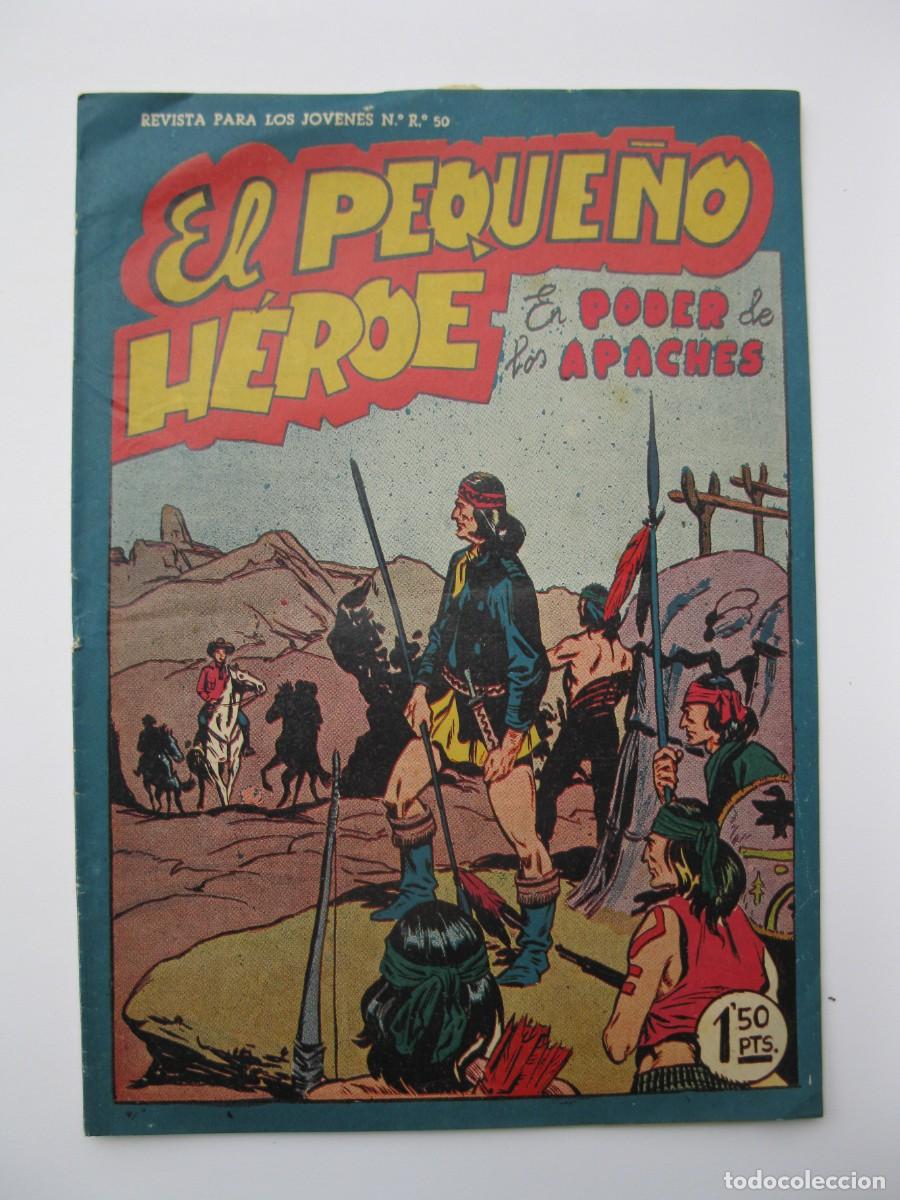 Tebeos: EL PEQUE&Ntilde;O H&Eacute;ROE - N&ordm; 51 - EN PODER DE LOS APACHES - ORIGINAL - EDITORIAL MAGA.