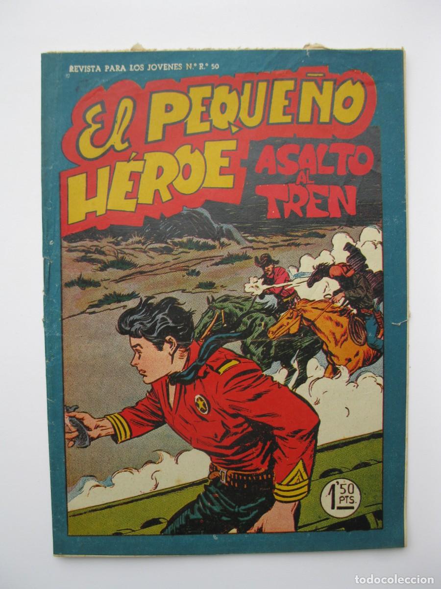 Tebeos: EL PEQUE&Ntilde;O H&Eacute;ROE - N&ordm; 59 - ASALTO AL TREN - ORIGINAL - EDITORIAL MAGA.