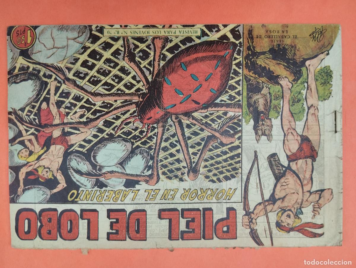 Tebeos: TEBEO PIEL DE LOBO N&ordm; 48. HORROR EN EL LABERINTO. EDITORIAL MAGA 1,50 PTS
