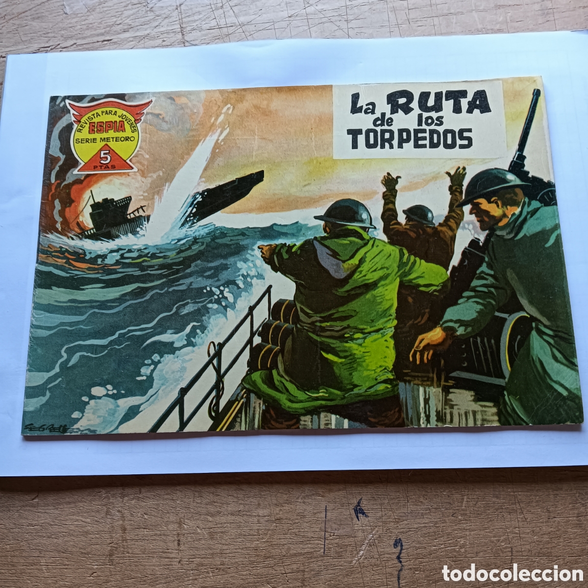 Tebeos: ESP&Iacute;A SERIE METEORO NUM18 EDITORIAL MAGA ORIGINAL