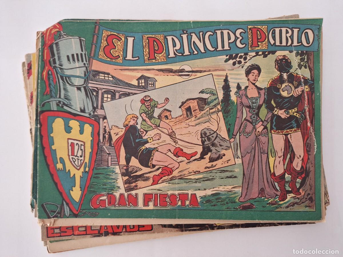 Tebeos: LOTE 11 COMICS VARIOS EL PRINCIPE PABLO GUERRERO ANTIFAZ YUKI CORAZA APACHE HIJO JUNGLA RV