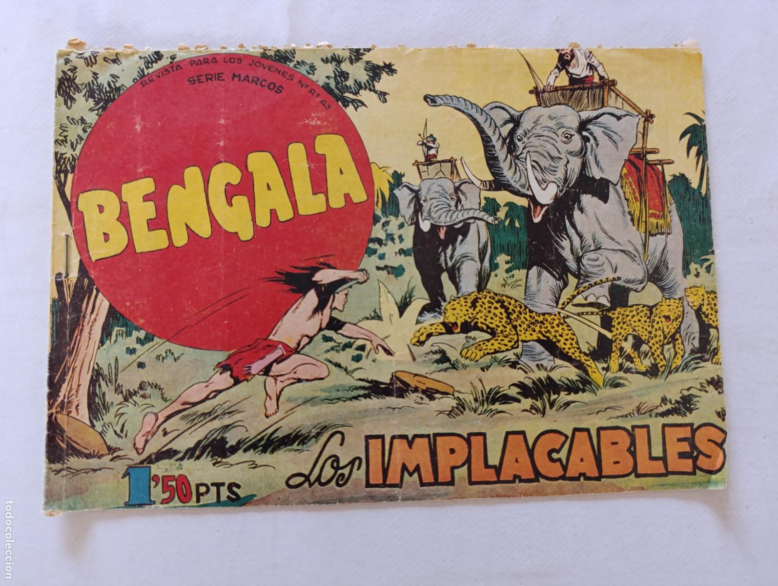 Tebeos: BENGALA N&ordm; 32 - LOS IMPLACABLES - MAGA - ORIGINAL (HV1) - Foto 1
