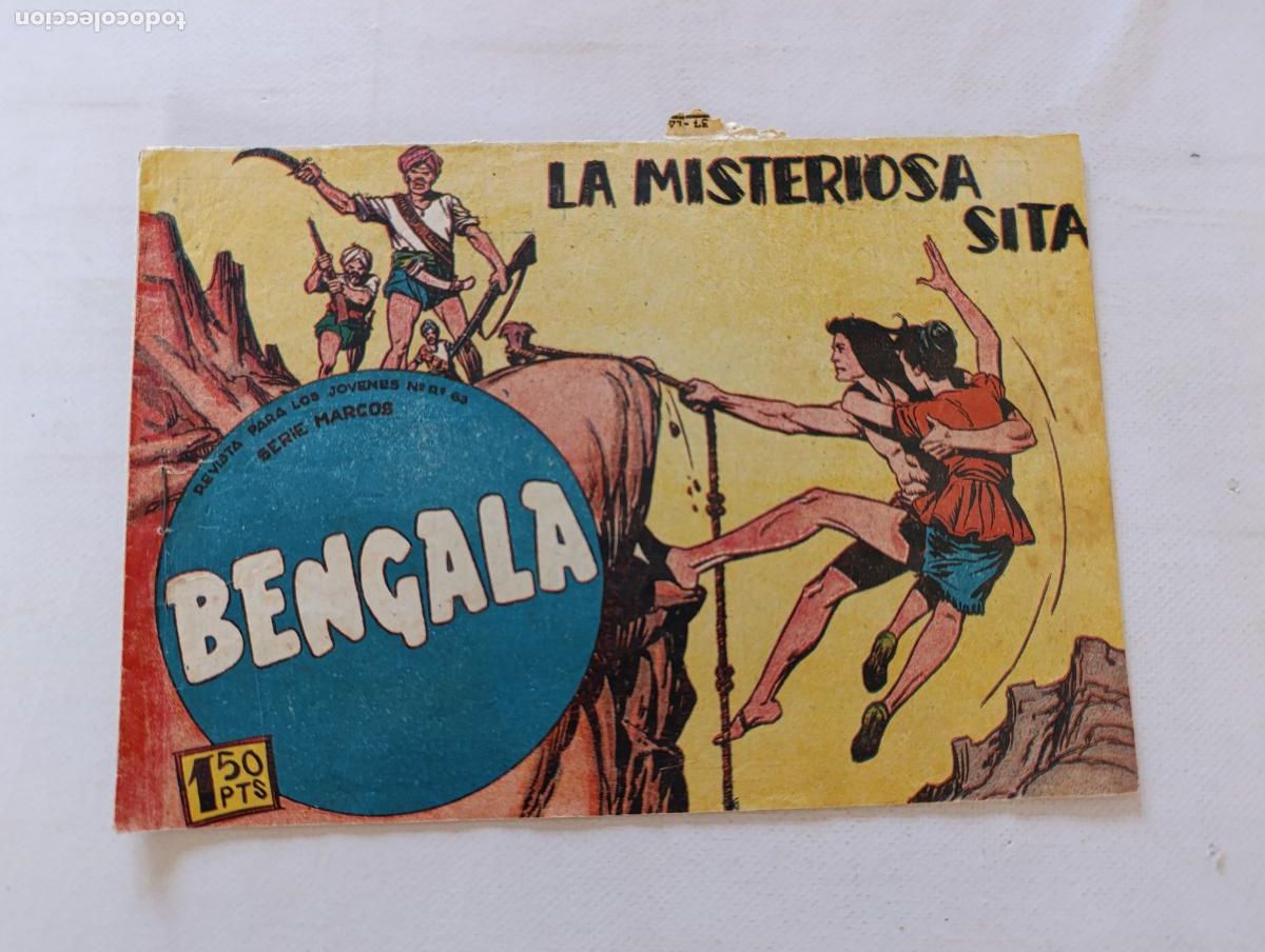 Tebeos: BENGALA N&ordm; 37 - LA MISTERIOSA SITA - MAGA - ORIGINAL (HV1)