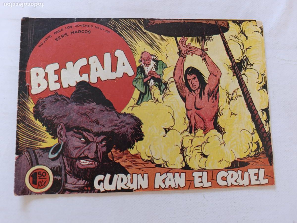Tebeos: BENGALA N&ordm; 42 - GURUN KAN EL CRUEL - MAGA - ORIGINAL (HV1)