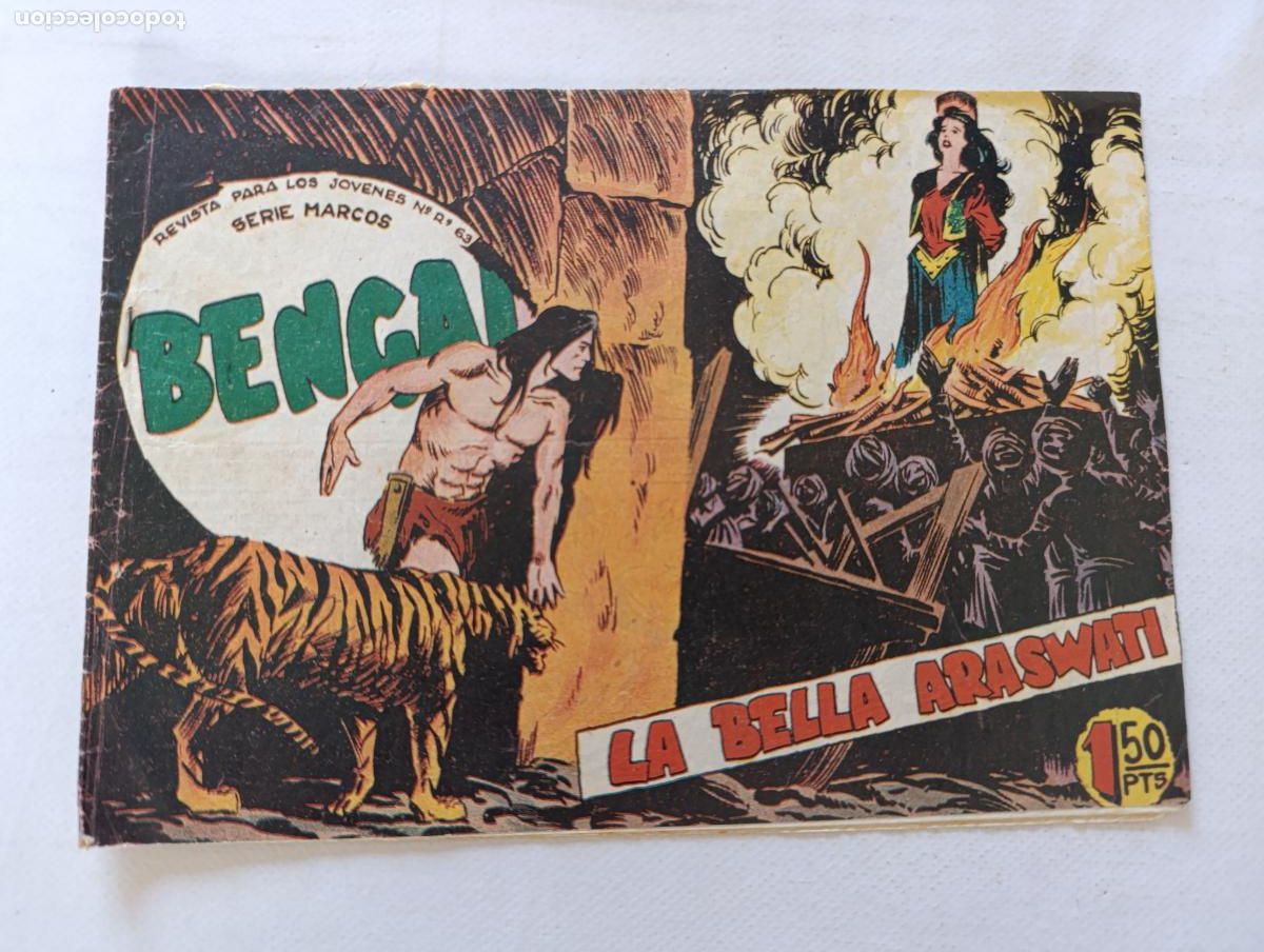 Tebeos: BENGALA N&ordm; 44 - LA BELLA ARASWATI - MAGA - ORIGINAL (HV1)