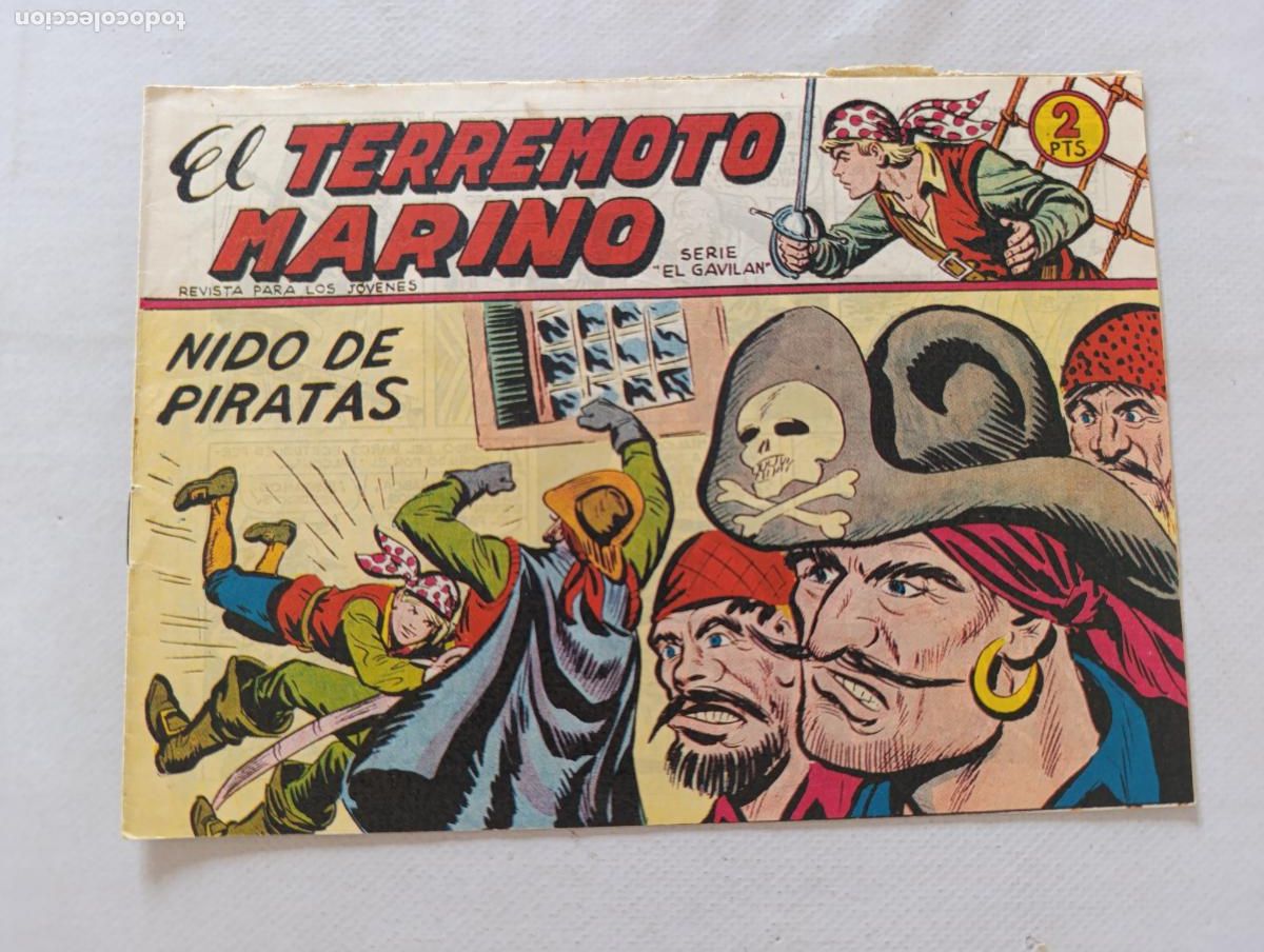 Tebeos: EL TERREMOTO MARINO N&ordm; 4 - NIDO DE PIRATAS - MAGA - ORIGINAL (HV)