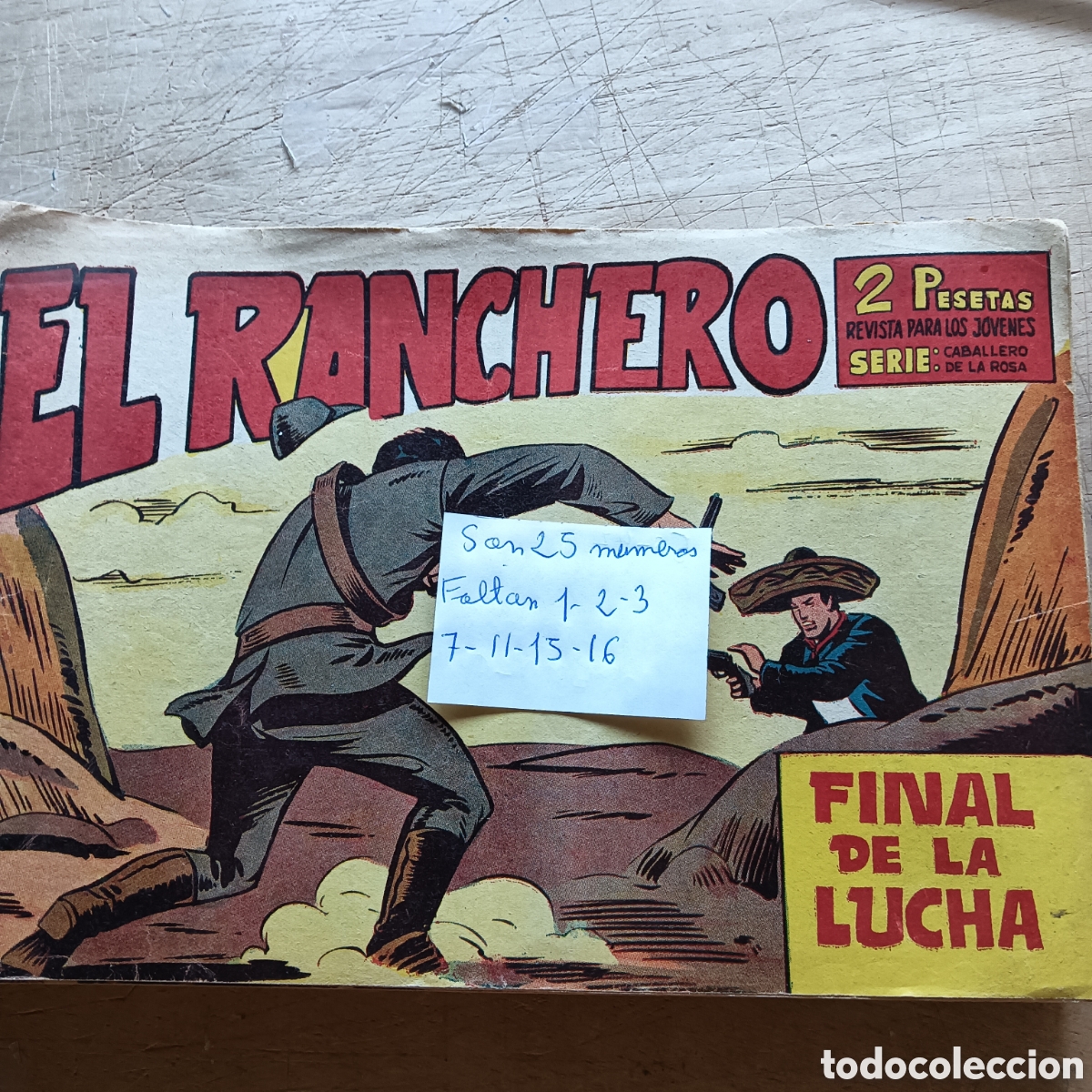 Tebeos: EL RANCHERO LOTE DE 25N&Uacute;M EDI.MAGA ORIGINALES