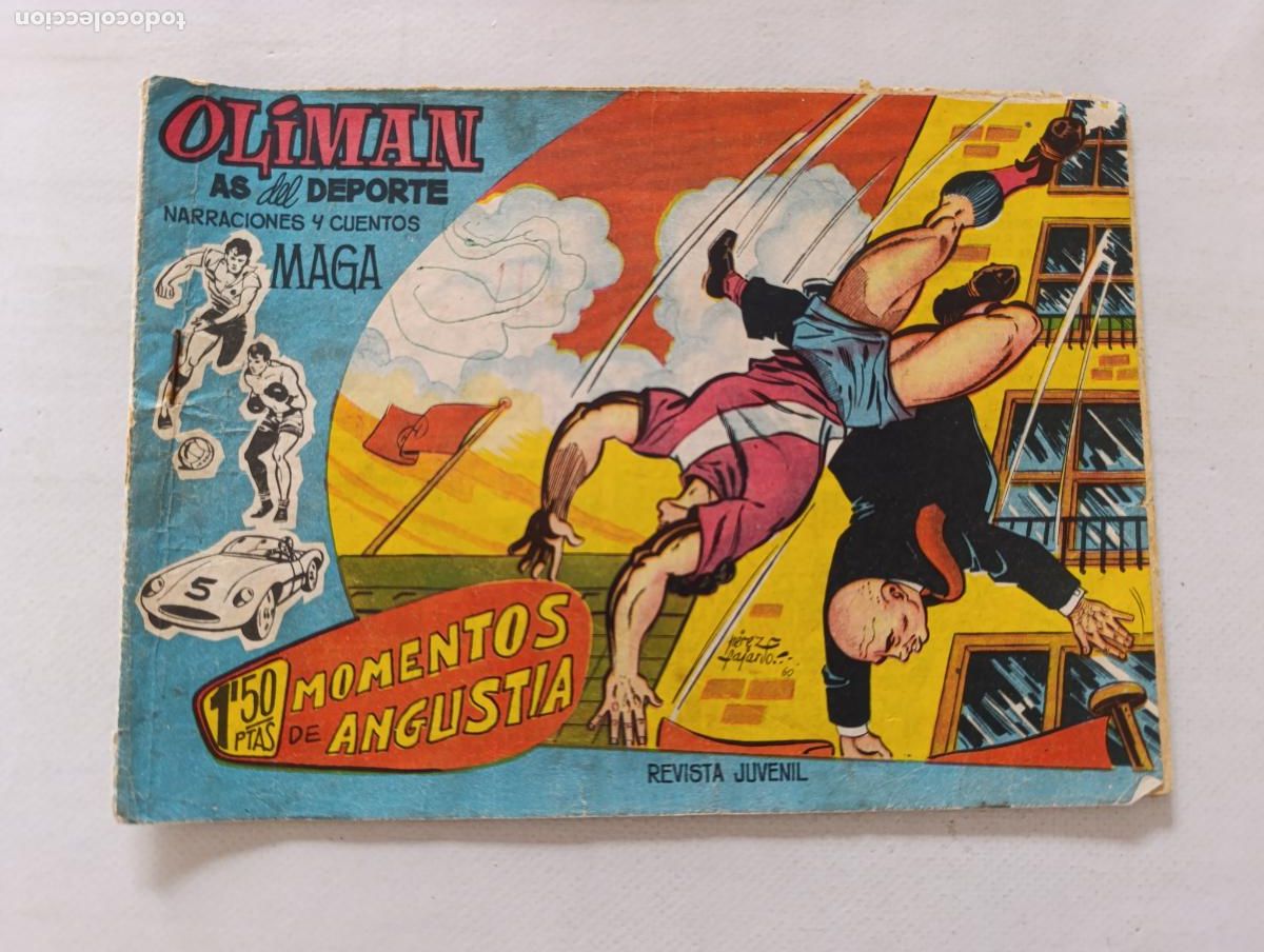 Tebeos: OLIMAN AS DEL DEPORTE N&ordm; 11 - MOMENTOS DE ANGUSTIA - MAGA - ORIGINAL (HV)