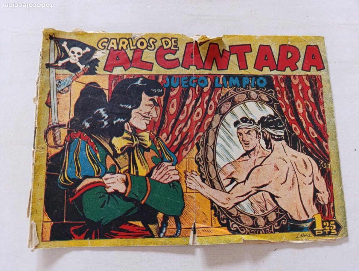 Tebeos: CARLOS DE ALCANTARA N&ordm; 20 - JUEGO LIMPIO - MAGA - ORIGINAL (HV)