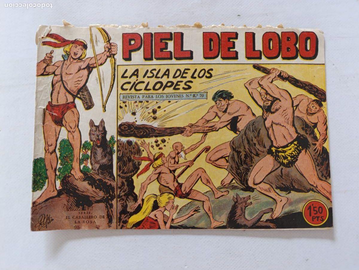 Tebeos: PIEL DE LOBO N&ordm; 30 - LA ISLA DE LOS CICLOPES - MAGA - ORIGINAL (HV)