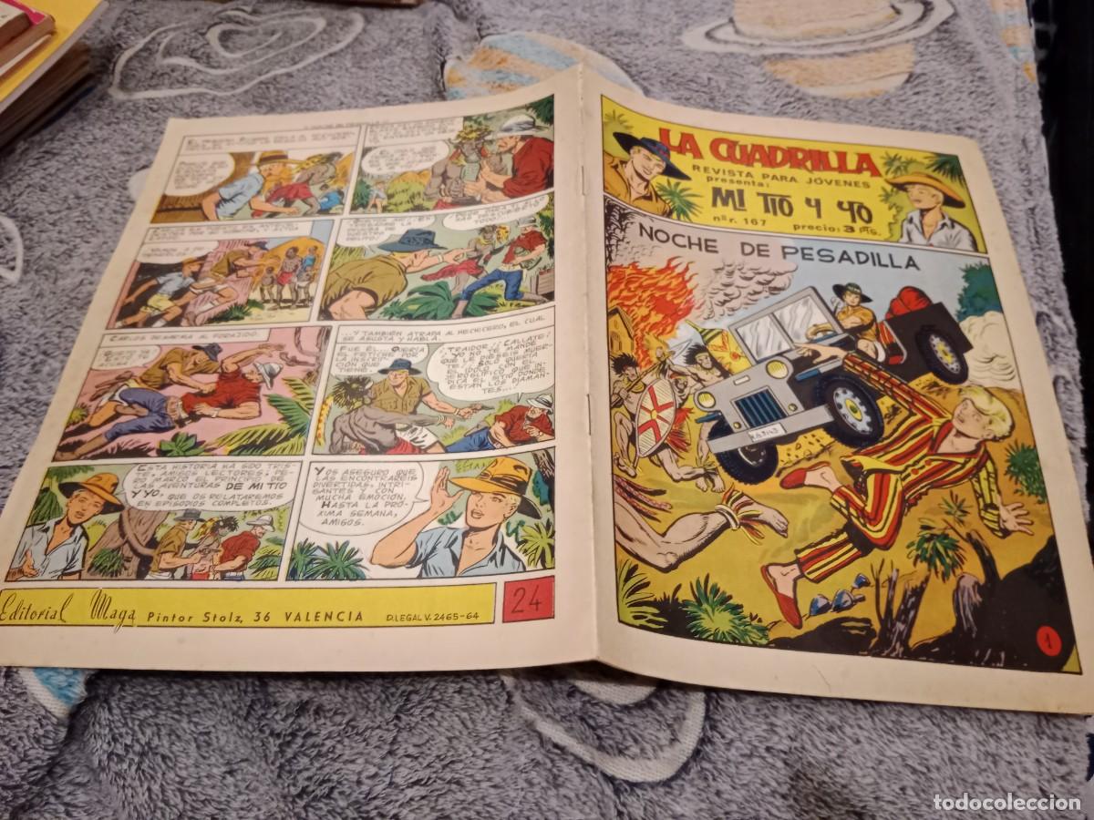Tebeos: LA CUADRILLA. REVISTA PARA JOVENES. MI TIO Y YO. N&ordm; 2 ENTRE FIERAS. EDITORIAL MAGA.1964