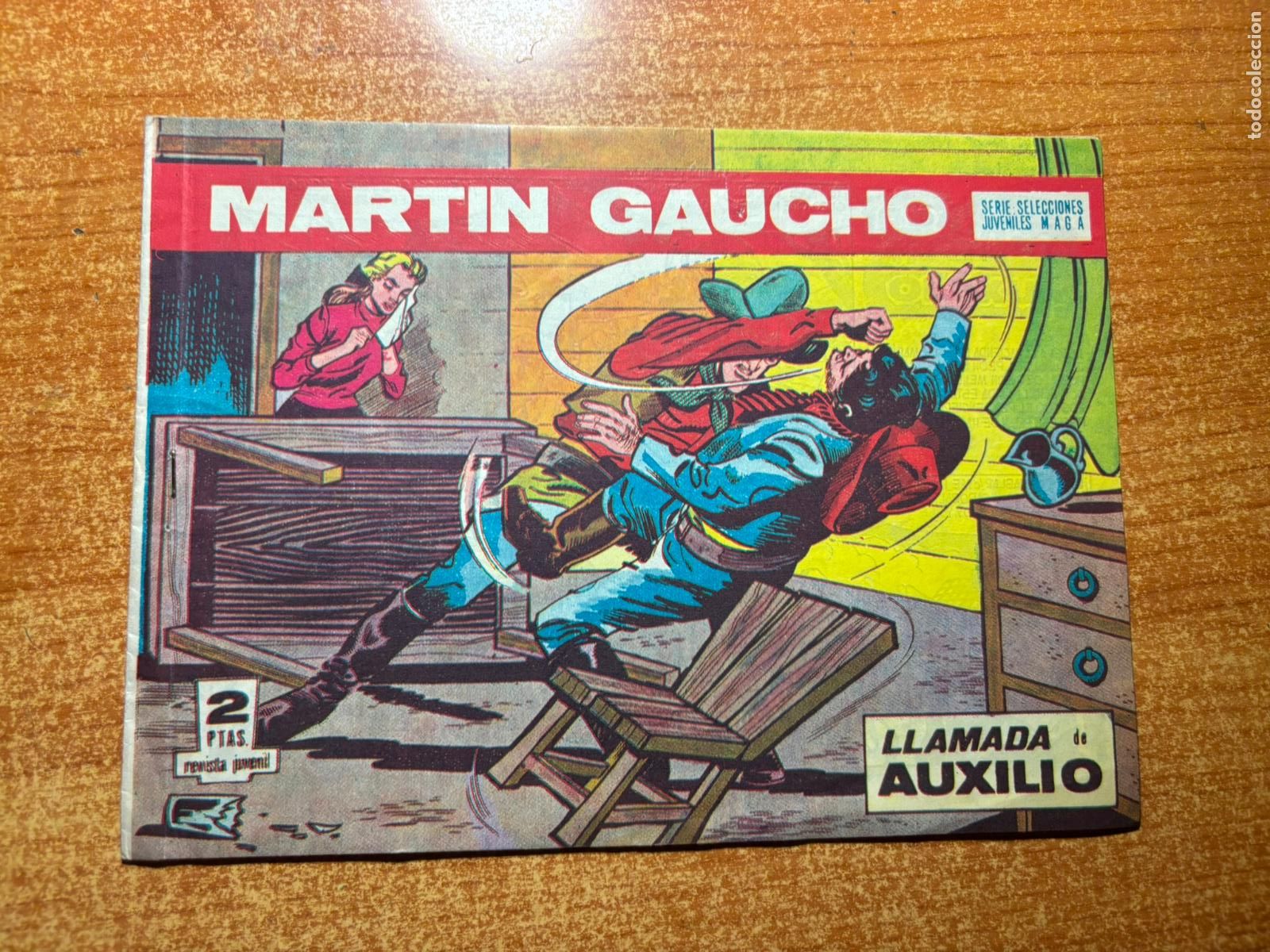 Tebeos: MARTIN GAUCHO N&ordm; 4 EDITORIAL MAGA ORIGINAL