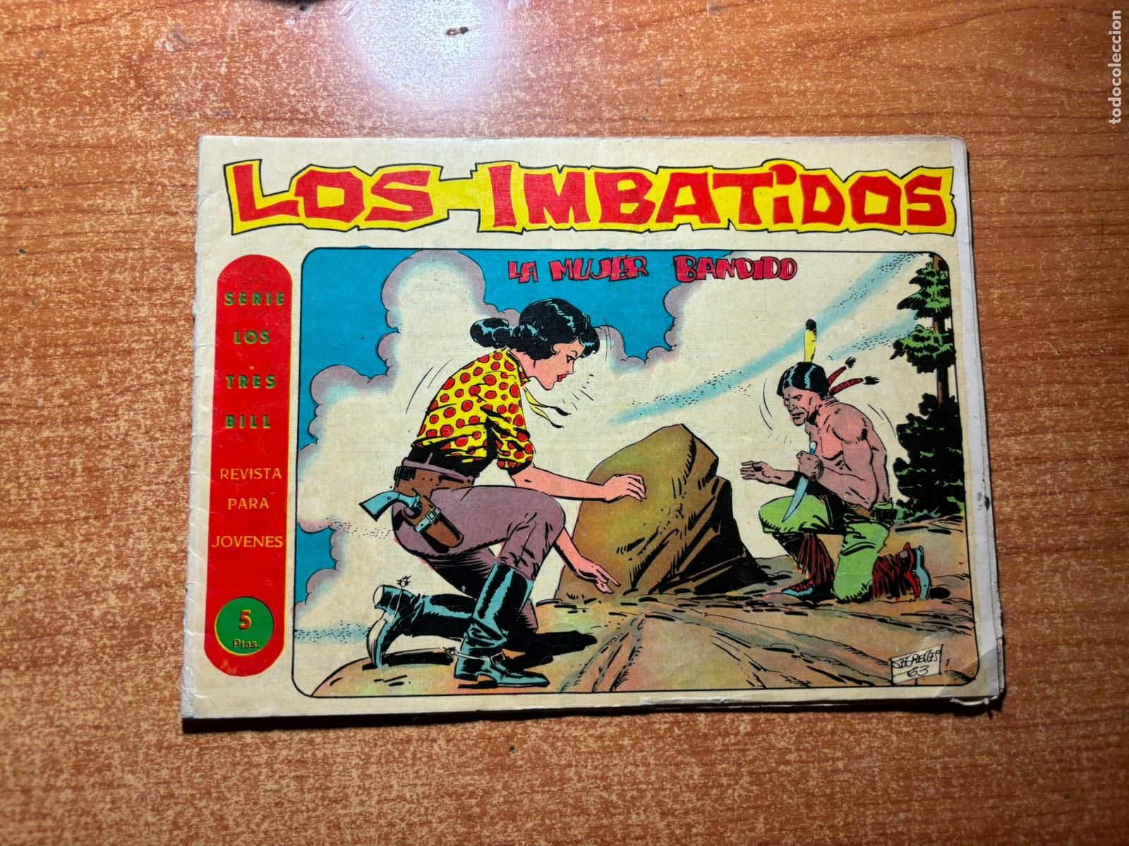 Tebeos: LOS IMBATIDOS N&ordm; 12 EDITORIAL MAGA ORIGINAL - Foto 1