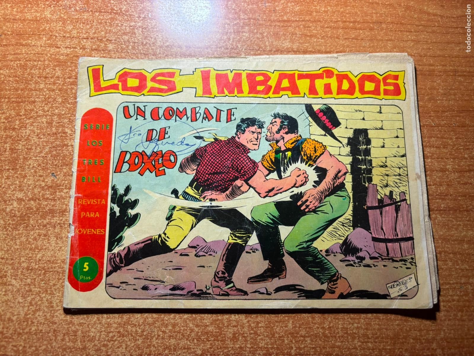 Tebeos: LOS IMBATIDOS N&ordm; 8 EDITORIAL MAGA ORIGINAL