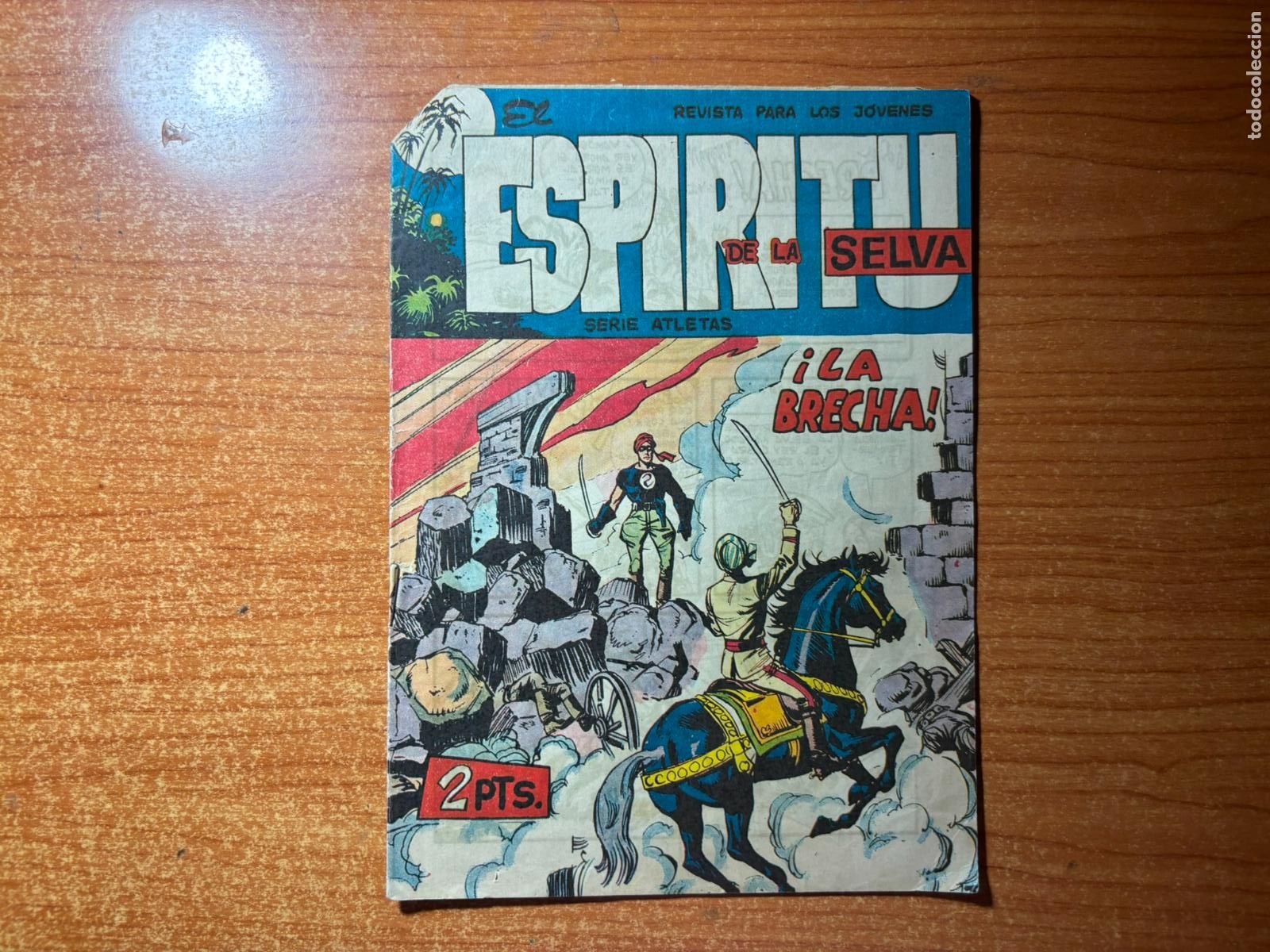 Tebeos: EL ESPIRITU DE LA SELVA N&ordm; 44 EDITORIAL MAGA ORIGINAL