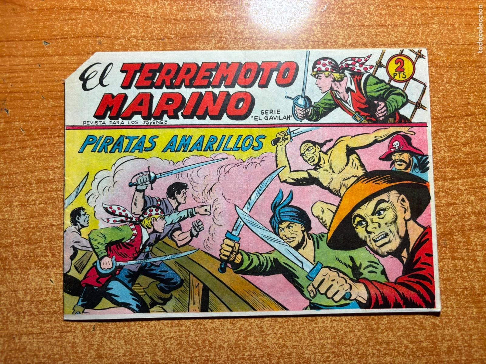 Tebeos: EL TERREMOTO MARINO N&ordm; 48 EDITORIAL MAGA ORIGINAL