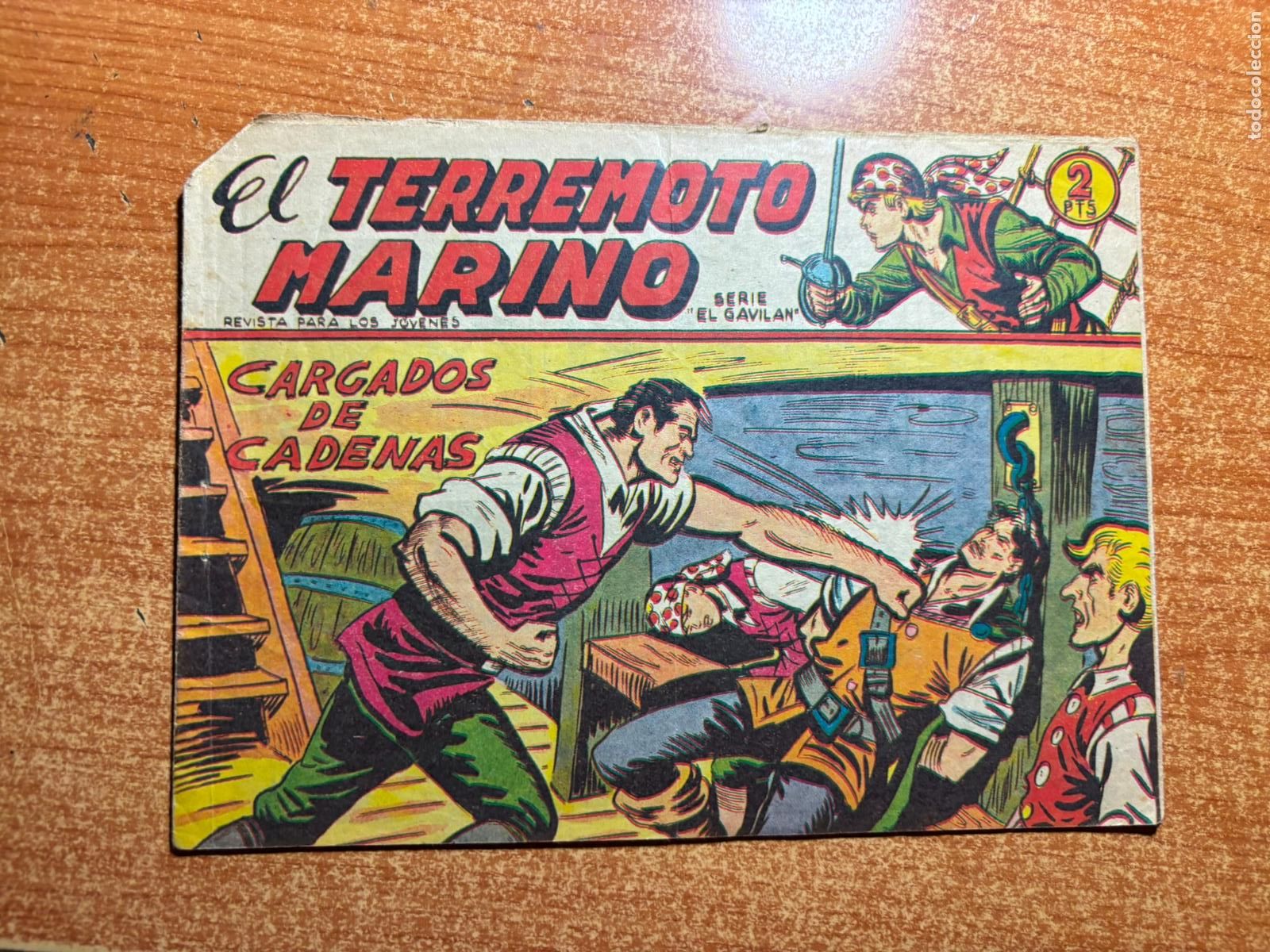 Tebeos: EL TERREMOTO MARINO N&ordm; 36 EDITORIAL MAGA ORIGINAL