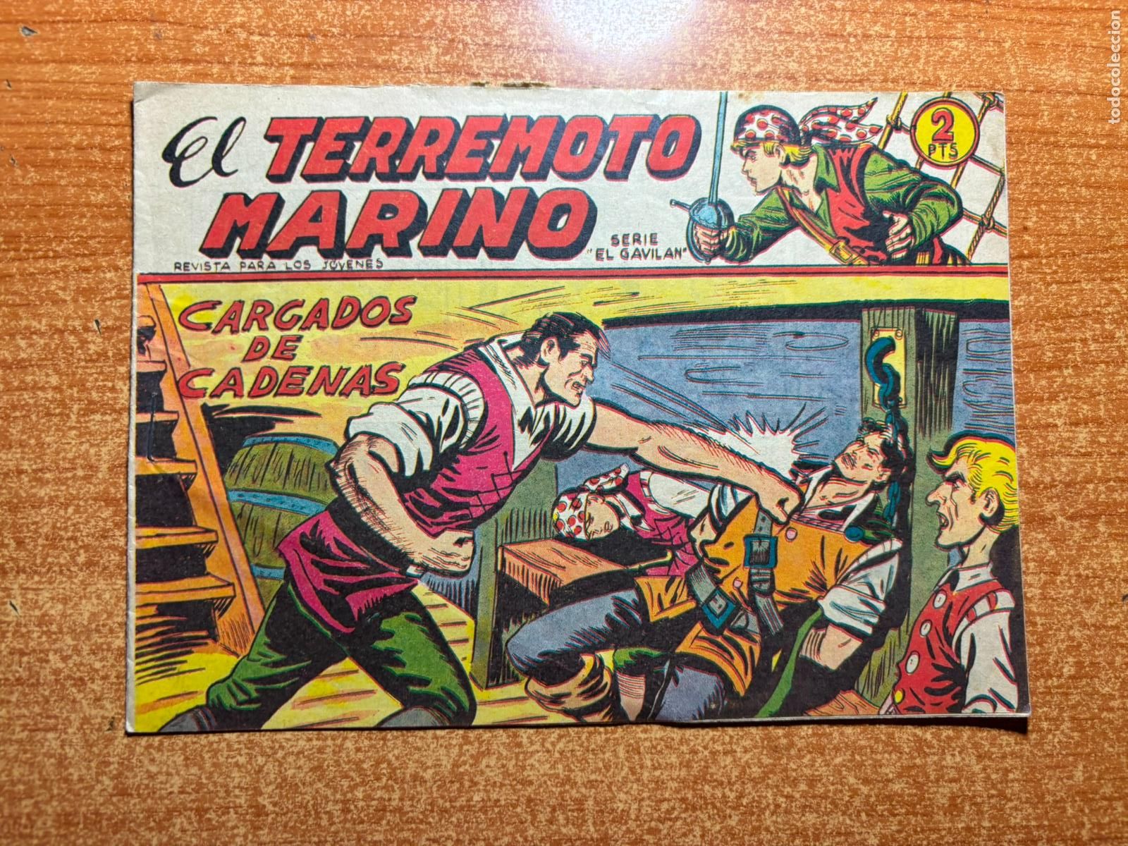 Tebeos: EL TERREMOTO MARINO N&ordm; 36 EDITORIAL MAGA ORIGINAL