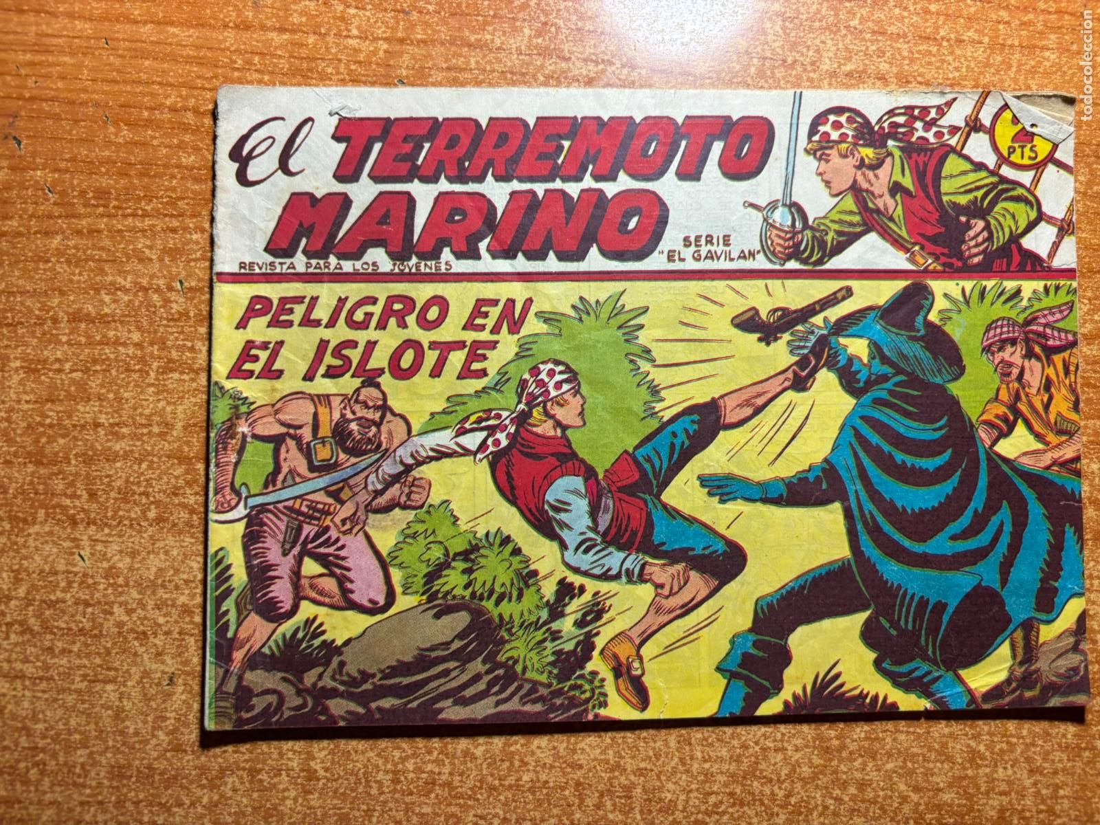 Tebeos: EL TERREMOTO MARINO N&ordm; 16 EDITORIAL MAGA ORIGINAL