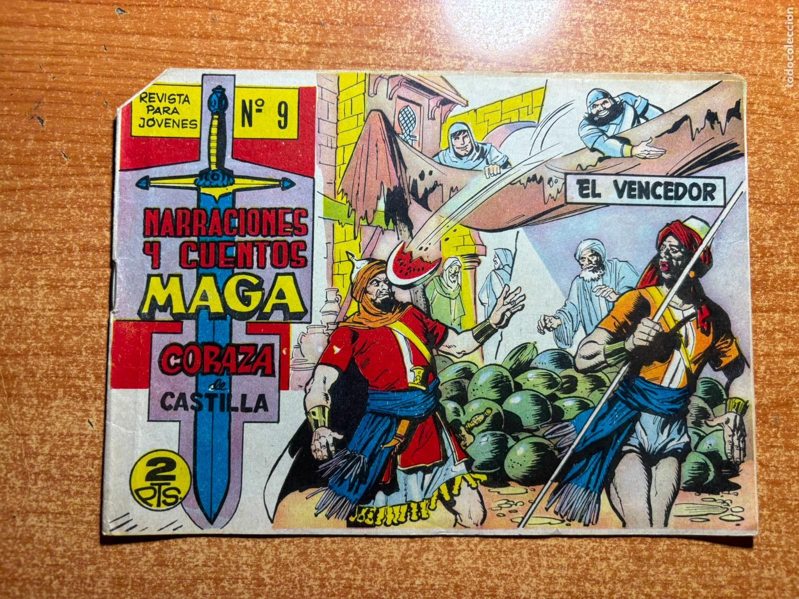 Tebeos: CORAZA DE CASTILLA N&ordm; 10 EDITORIAL MAGA ORIGINAL