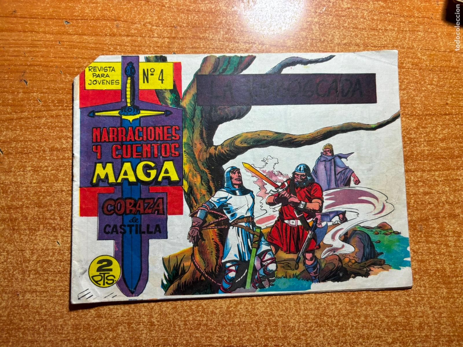Tebeos: CORAZA DE CASTILLA N&ordm; 4 EDITORIAL MAGA ORIGINAL