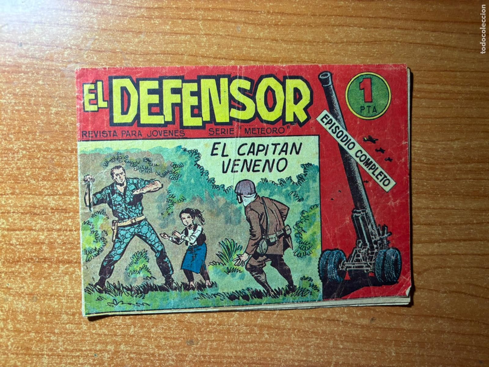 Tebeos: EL DEFENSOR N&ordm; 1 EDITORIAL MAGA ORIGINAL - Foto 1