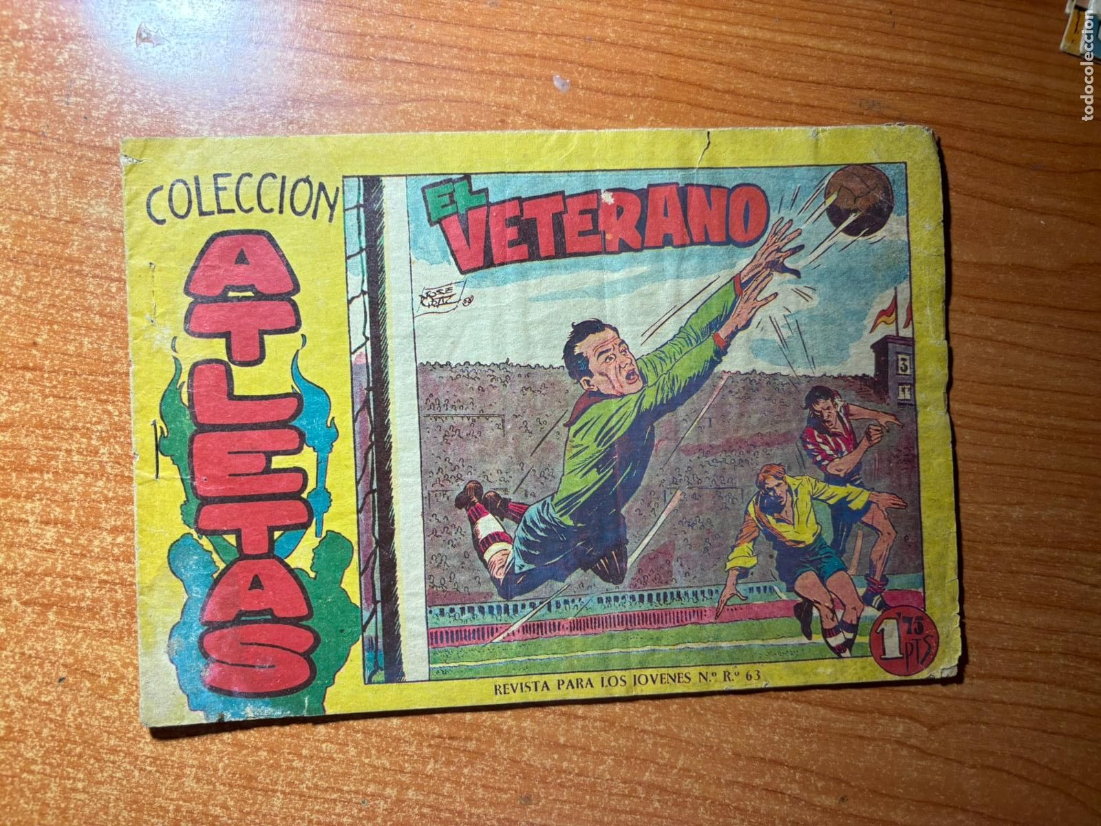 Tebeos: ATLETAS N&ordm; 1 EDITORIAL MAGA ORIGINAL - Foto 1