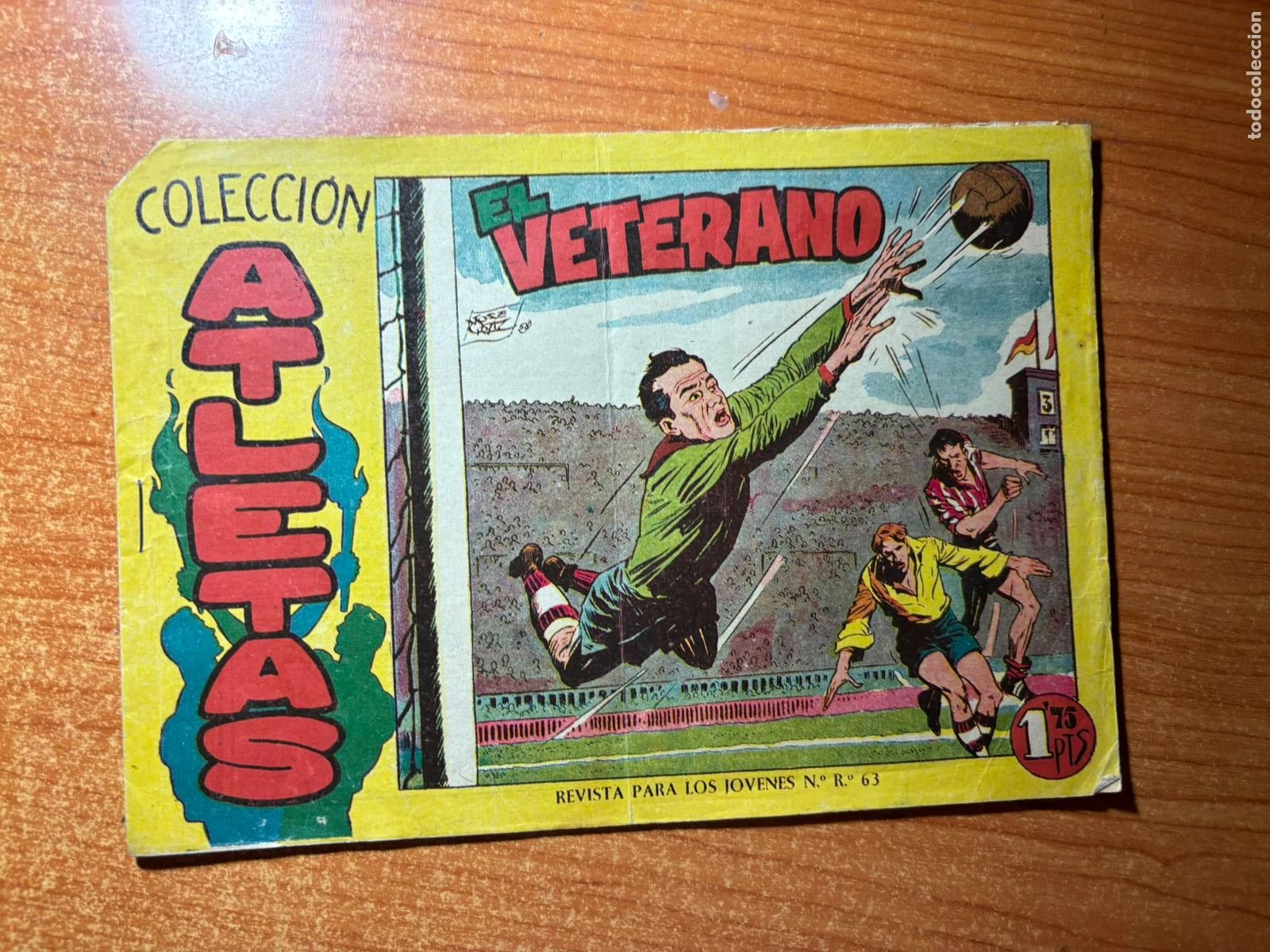 Tebeos: ATLETAS N&ordm; 1 EDITORIAL MAGA ORIGINAL - Foto 1