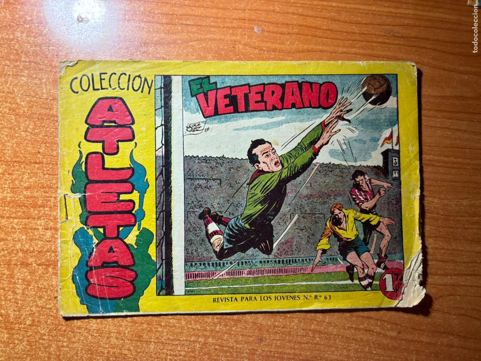 Tebeos: ATLETAS N&ordm; 1 EDITORIAL MAGA ORIGINAL - Foto 1