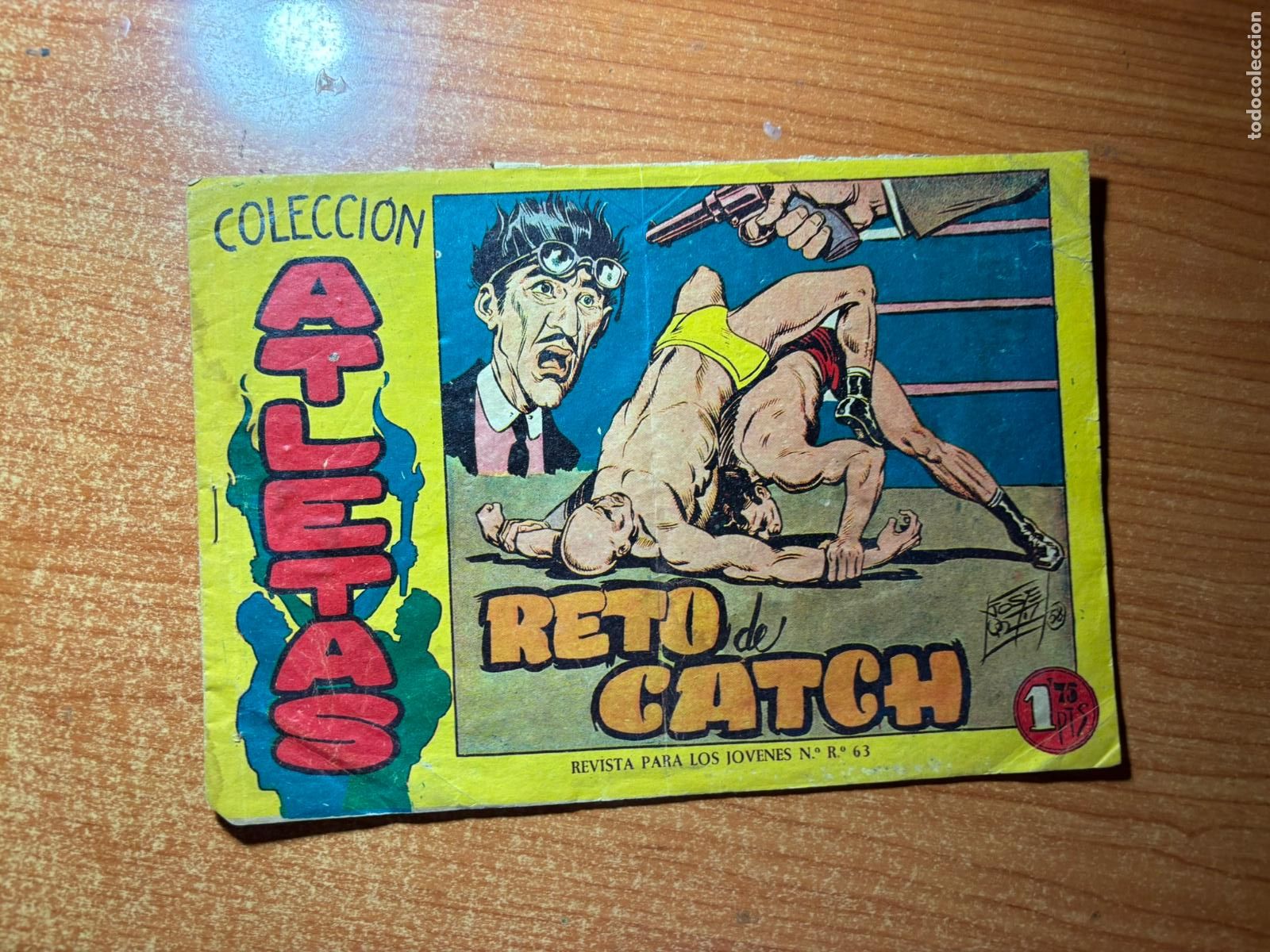 Tebeos: ATLETAS N&ordm; 4 EDITORIAL MAGA ORIGINAL - Foto 1