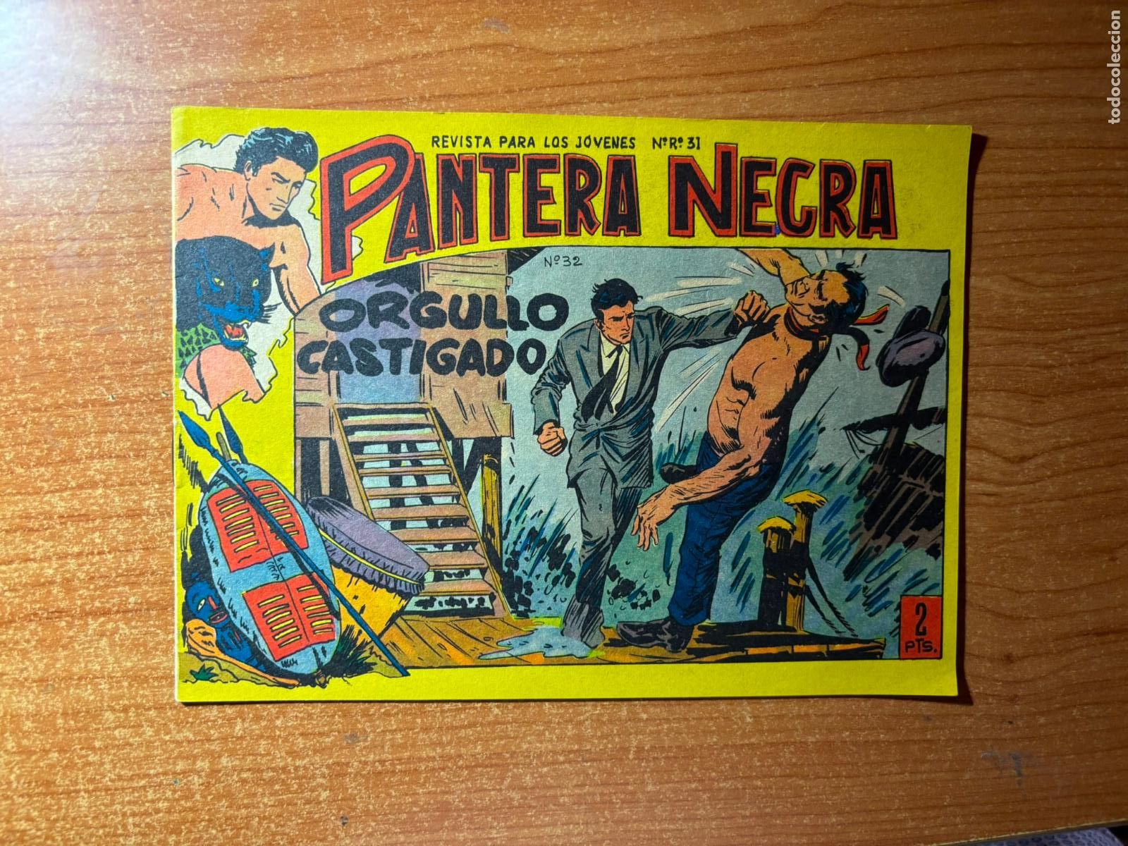 Tebeos: PANETRA NEGRA N&ordm; 32 EDITORIAL MAGA ORIGINAL 2 PESETAS