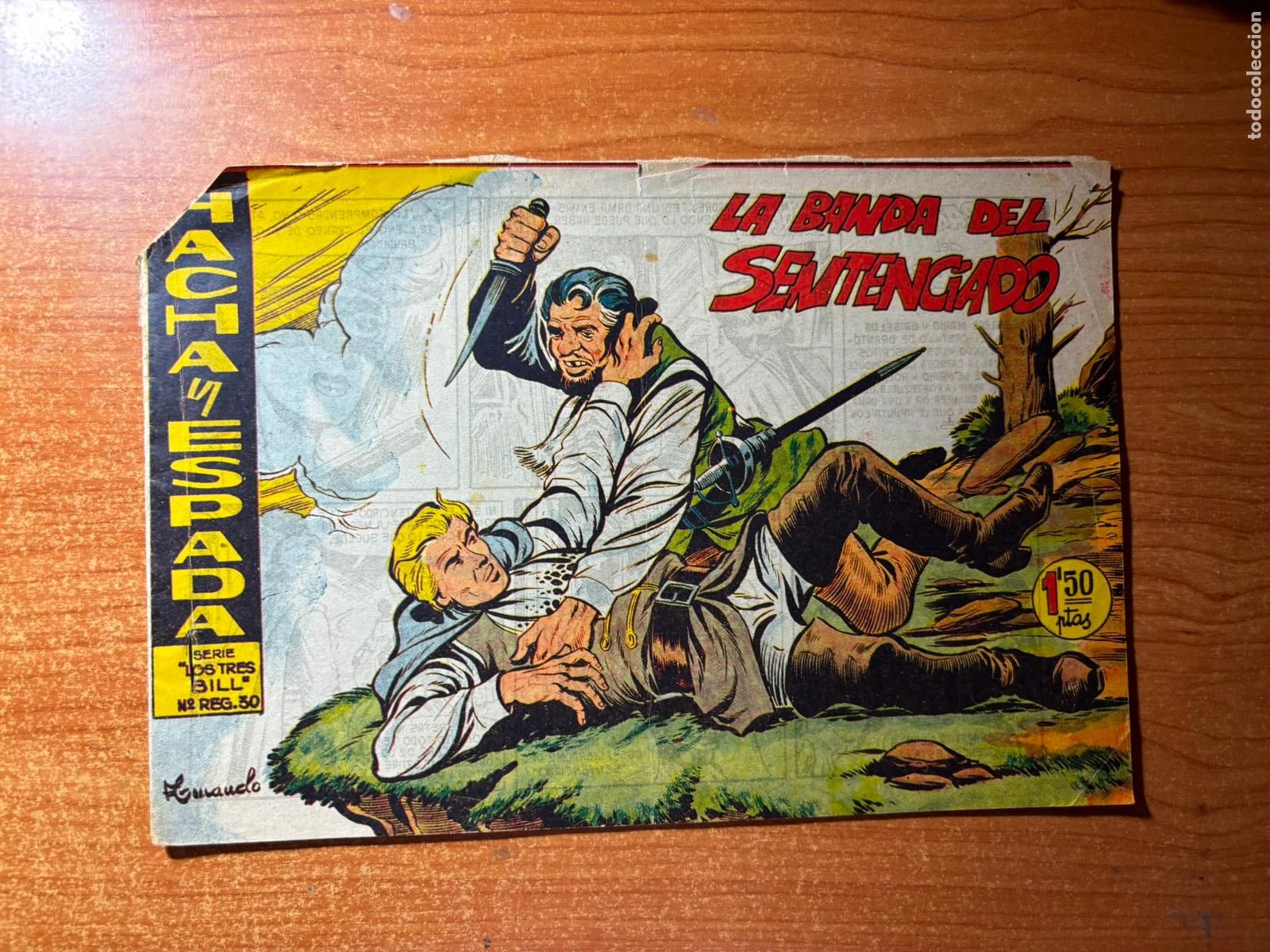 Tebeos: HACHA Y ESPADA N&ordm; 13 EDITORIAL MAGA ORIGINAL - Foto 1