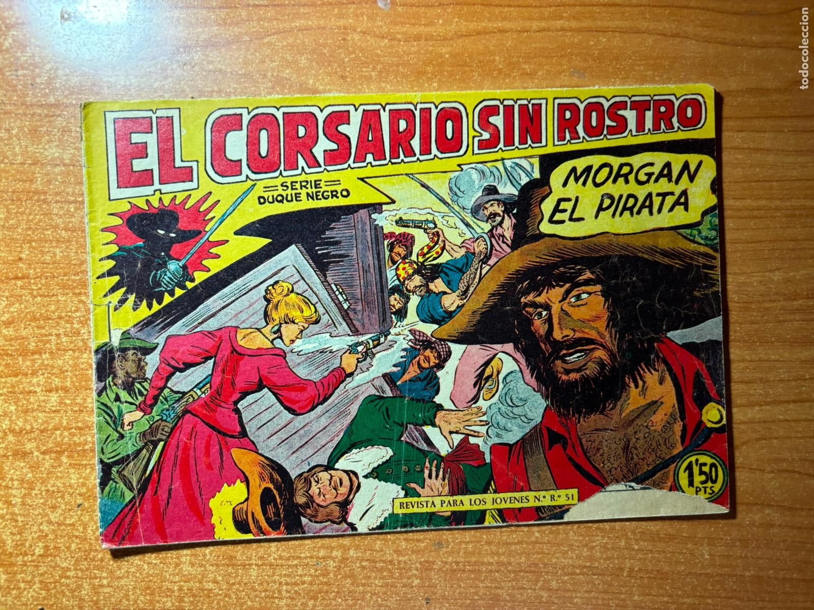 Tebeos: EL CORSARIO SIN ROSTRO N&ordm; 7 EDITORIAL MAGA ORIGINAL