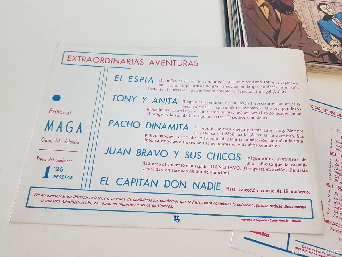 Tebeos: El Espia Edicion Facsimil Editorial Maga Completa 25 numeros - Foto 7