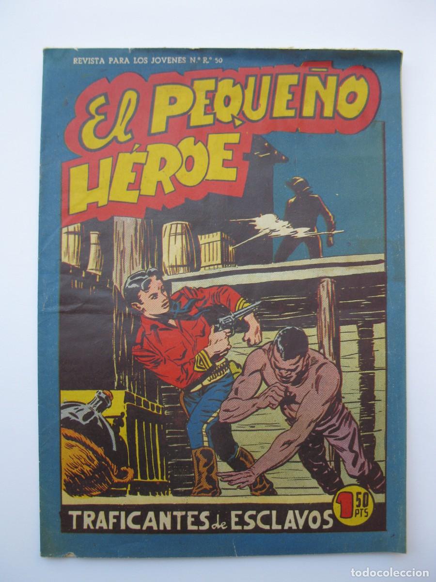 Tebeos: EL PEQUE&Ntilde;O H&Eacute;ROE - N&ordm; 64 - TRAFICANTES DE ESCLAVOS - ORIGINAL - EDITORIAL MAGA.