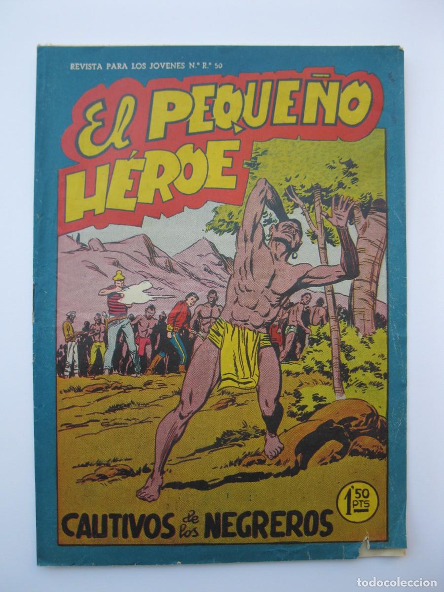 Tebeos: EL PEQUE&Ntilde;O H&Eacute;ROE - N&ordm; 65 - CAUTIVOS DE LOS NEGREROS - ORIGINAL - EDITORIAL MAGA.