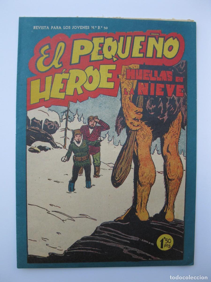 Tebeos: EL PEQUE&Ntilde;O H&Eacute;ROE - N&ordm; 74 - HUELLAS EN LA NIEVE - ORIGINAL - EDITORIAL MAGA.