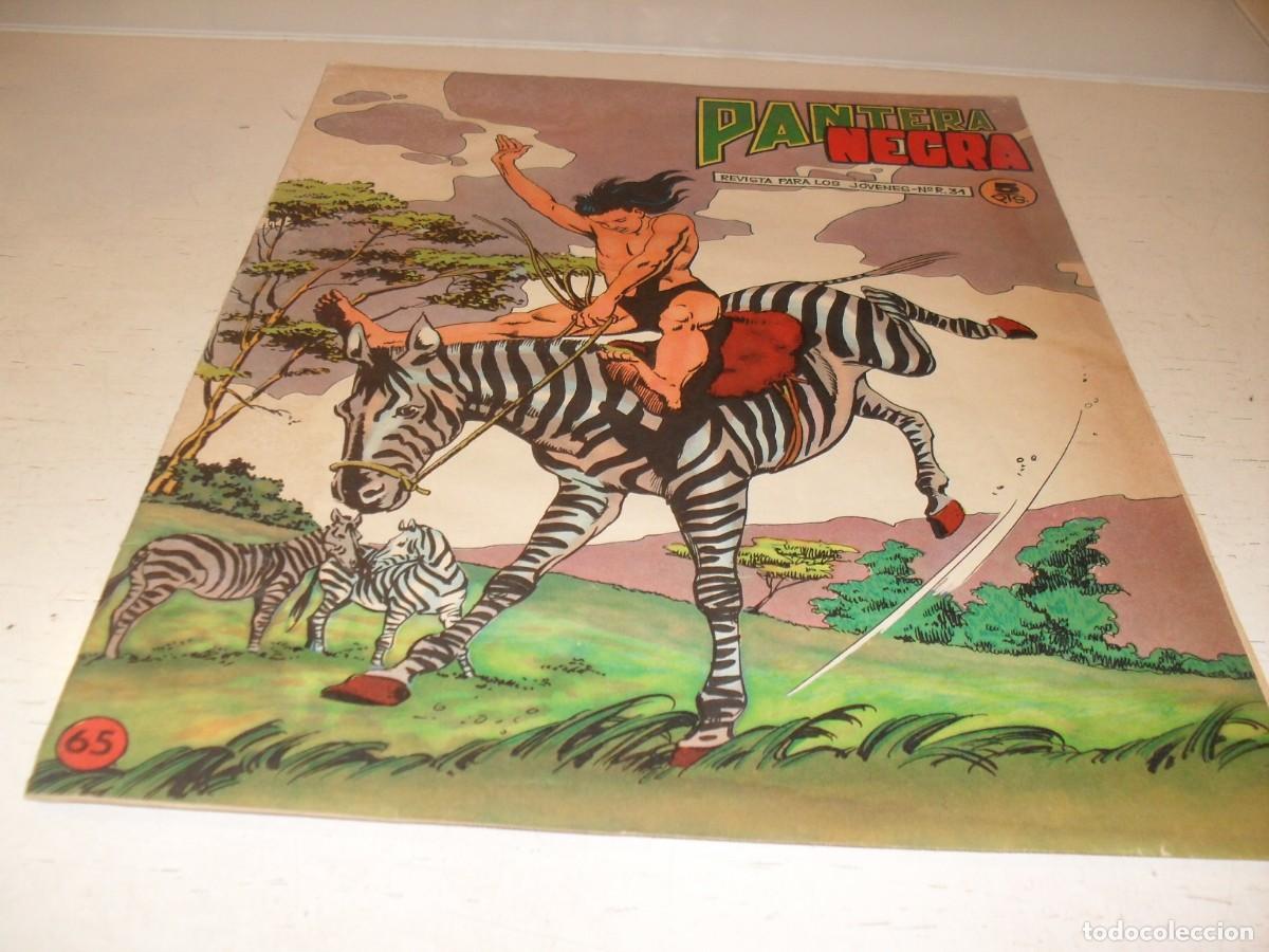 Tebeos: (FACSIMIL)PANTERA NEGRA N&ordm; 65,EL GORILA DEL FUEGO,ULTIMO N&ordm;,REVISTA,MAGA,1965